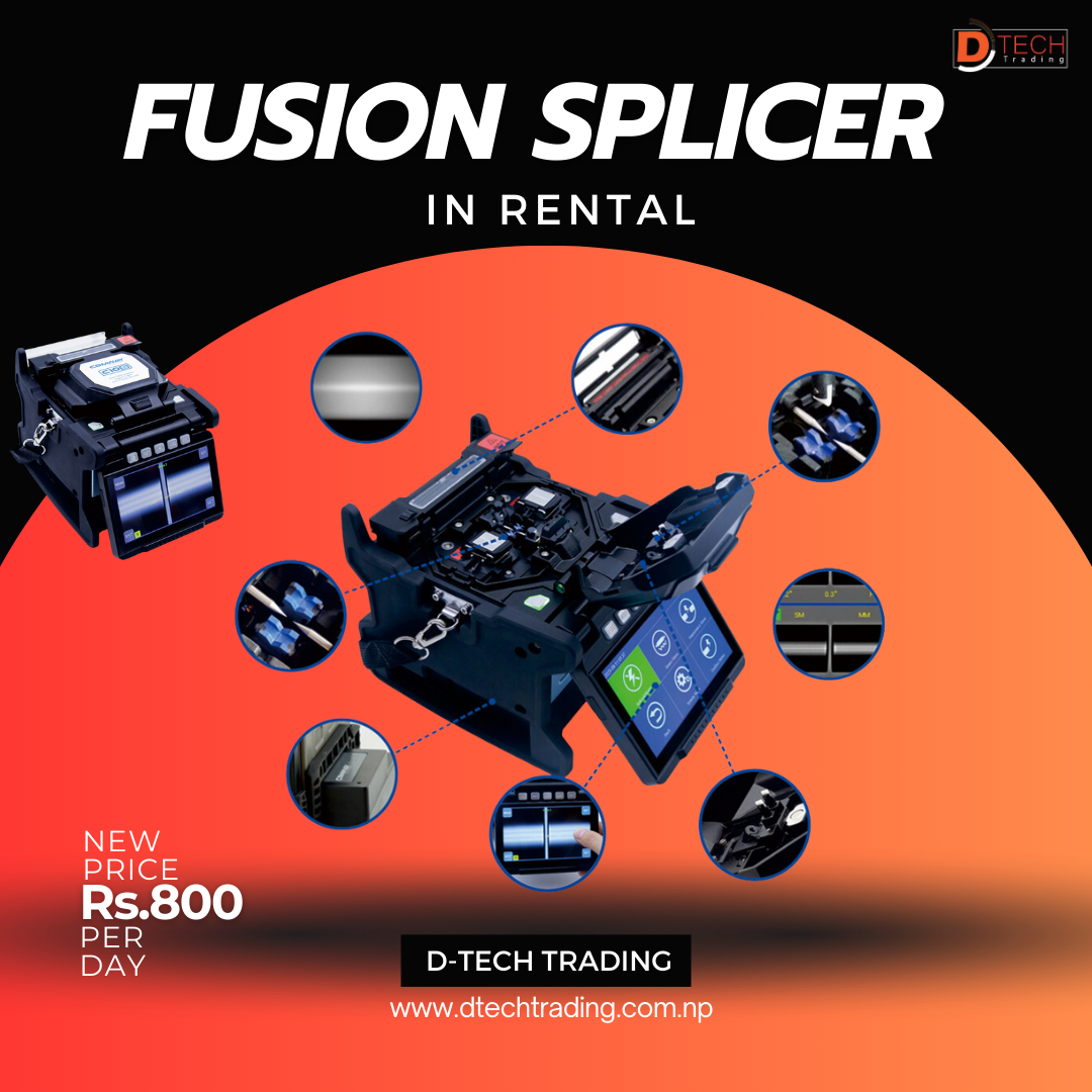 Fusion Splicer machine in Rental 1Day to 30day